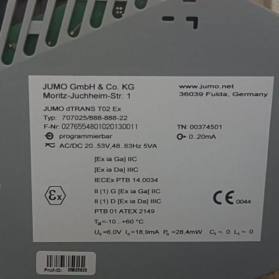 JUMO久茂 溫控器TN 00374501，全新原裝正品現(xiàn)貨優(yōu)勢供應